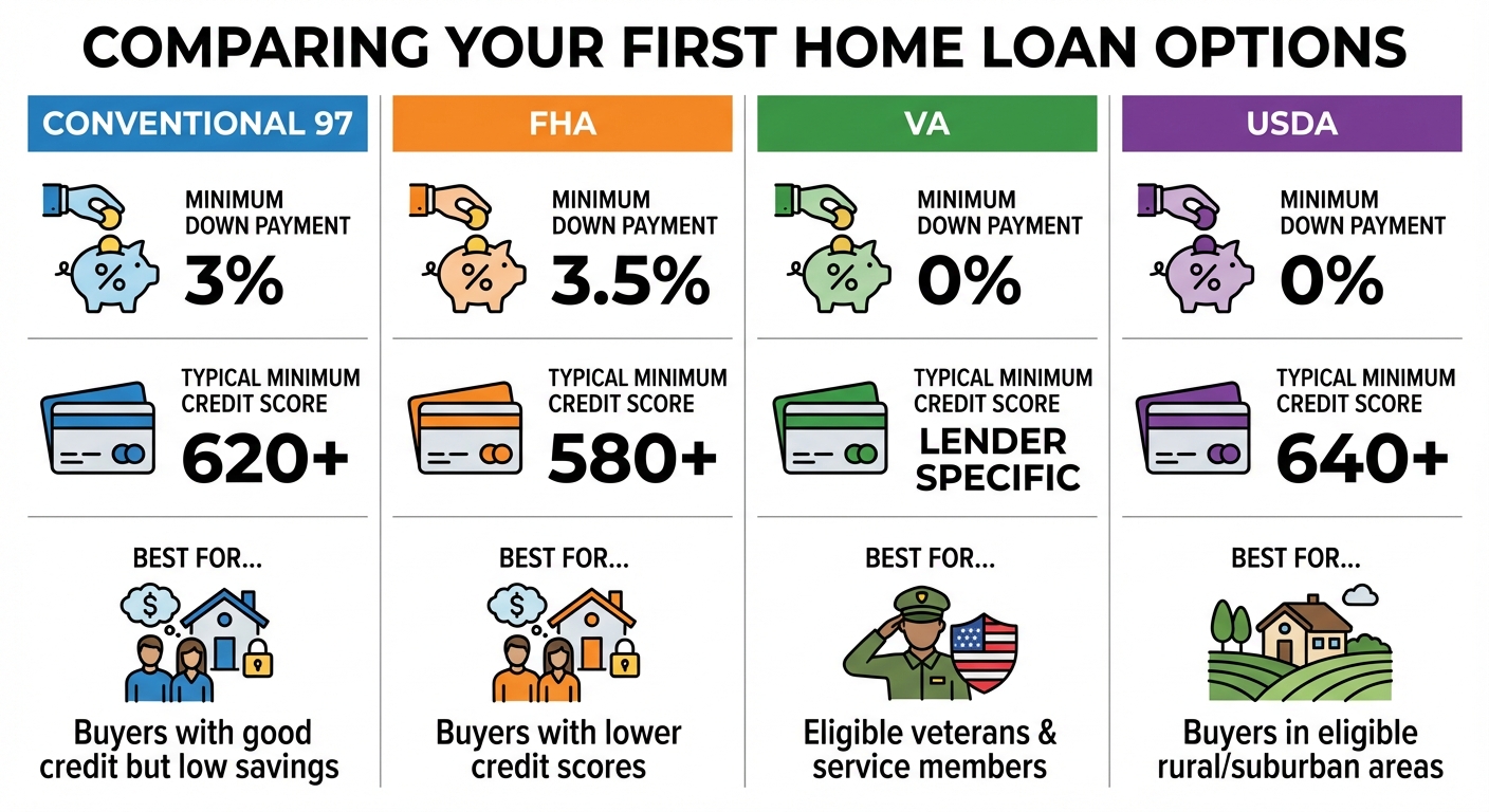 Comparing Your First Home Loan Options