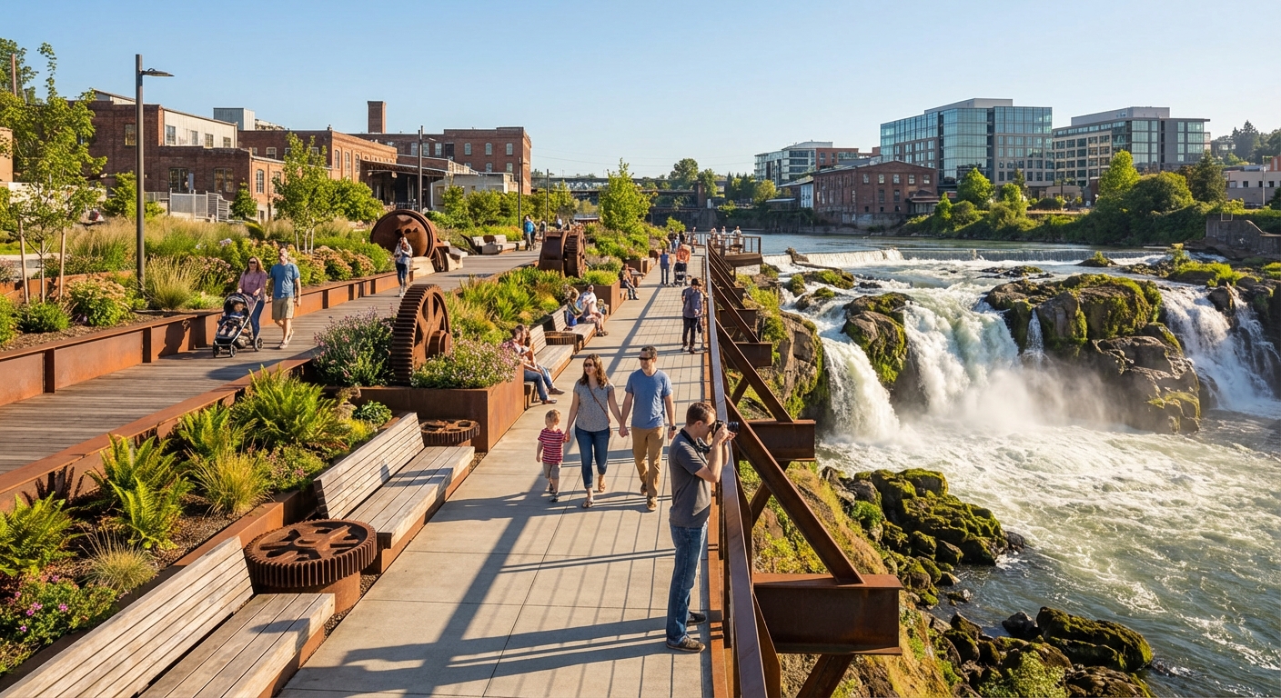 Future Willamette Falls Riverwalk Vision