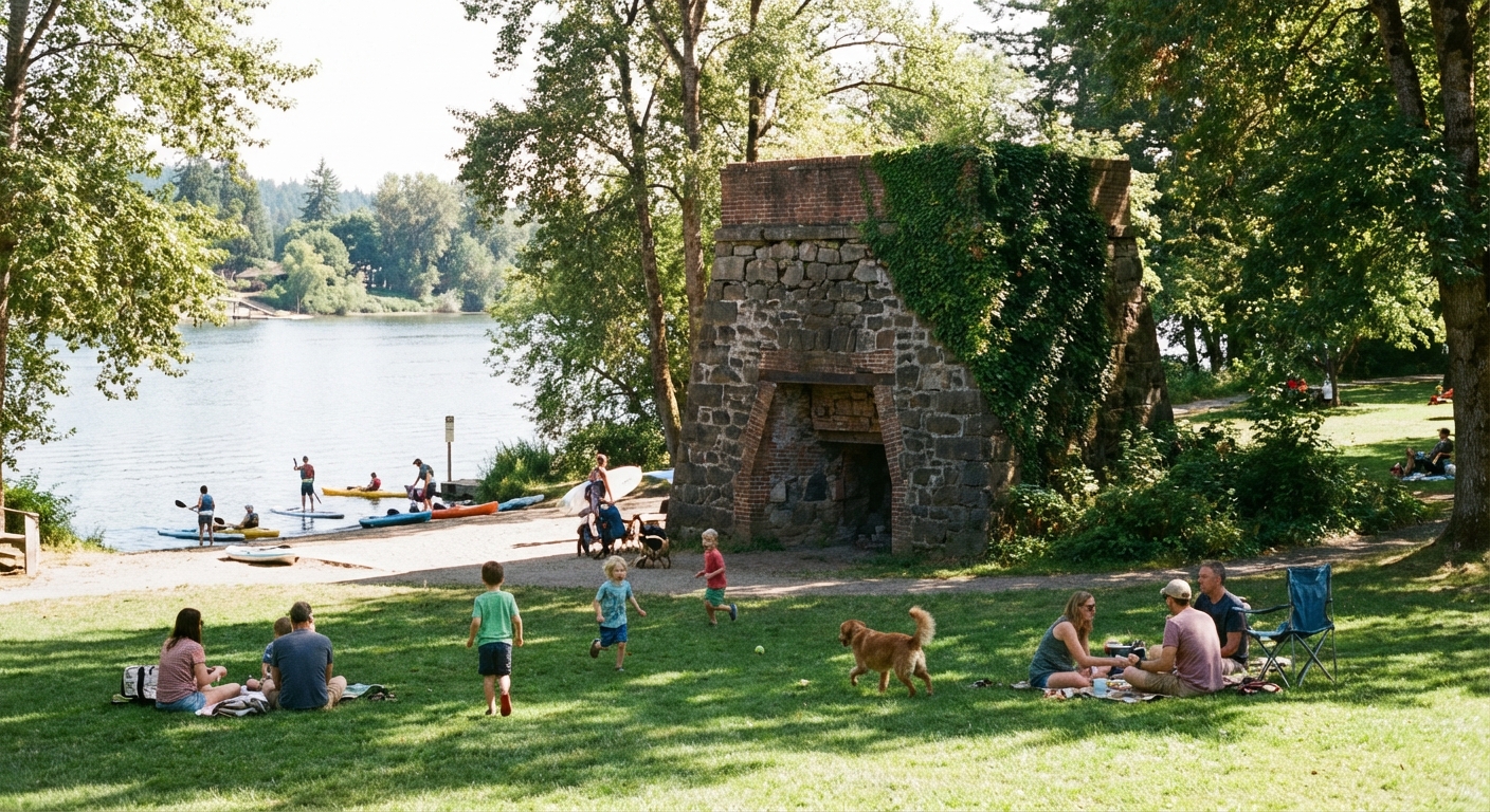 George Rogers Park on the Willamette River
