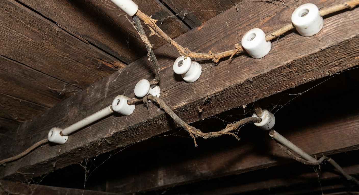 Outdated Knob-and-Tube Wiring
