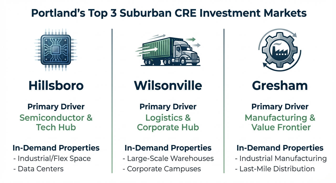 Portland's Top 3 Suburban CRE Investment Markets