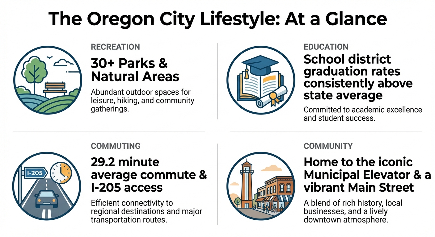 The Oregon City Lifestyle At a Glance