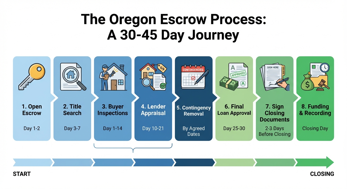 The Oregon Escrow Process Timeline
