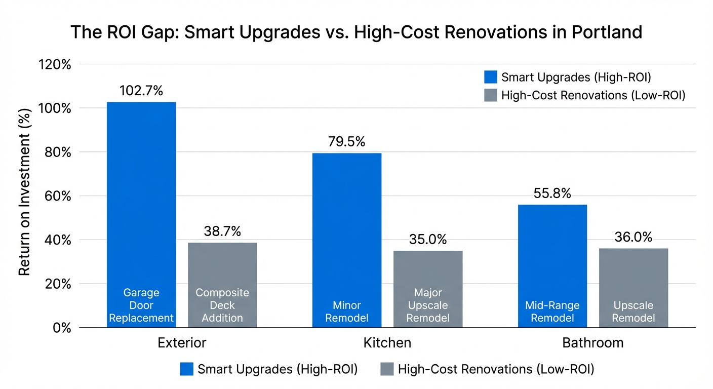 The ROI Gap: Smart vs. High-Cost Renovations
