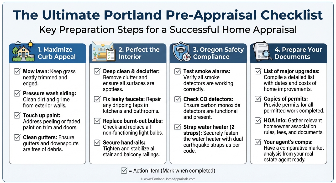 The Ultimate Portland Pre-Appraisal Checklist