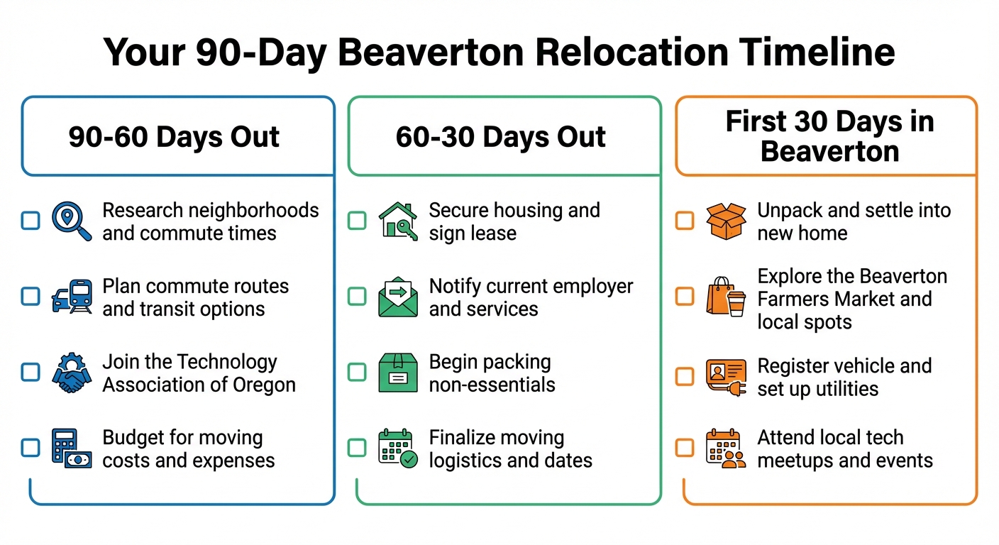 Your 90-Day Relocation Timeline